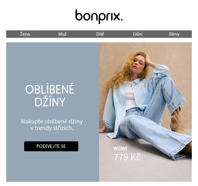 bonprix: Trendy džíny – červen 2026 | Nuslet.cz