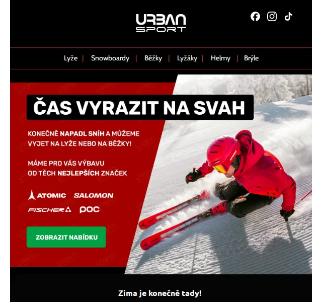 Urban-Sport: sjezdovky Atomic a Salomon ve slevě – červenec 2026 | Nuslet.cz