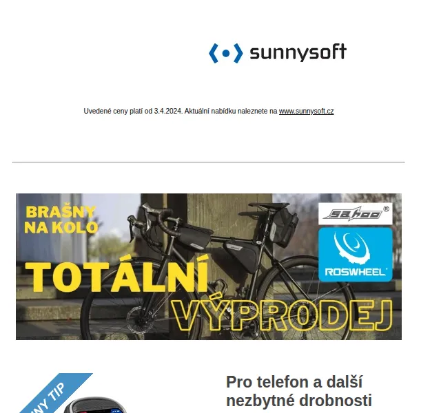 Sunnysoft: Chytré hodinky, termokamera a slevy až 50 % – červenec 2026 | Nuslet.cz