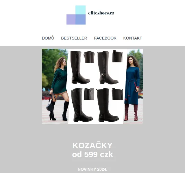 Eliteshoes: Kozačky od 599 Kč a slevový kupon 200 Kč – červenec 2026 | Nuslet.cz