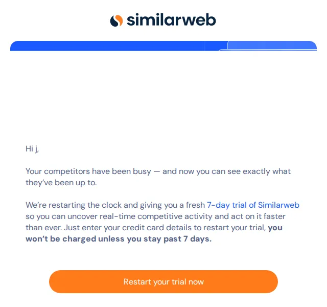 SimilarWeb: 7denní trial zdarma – červenec 2026 | Nuslet.cz