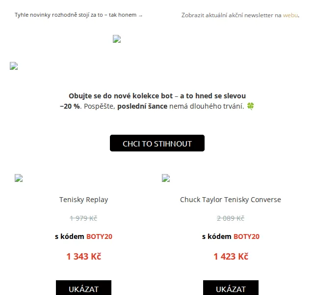 UrbanStore: Boty se slevou 20 % – červen 2026 | Nuslet.cz