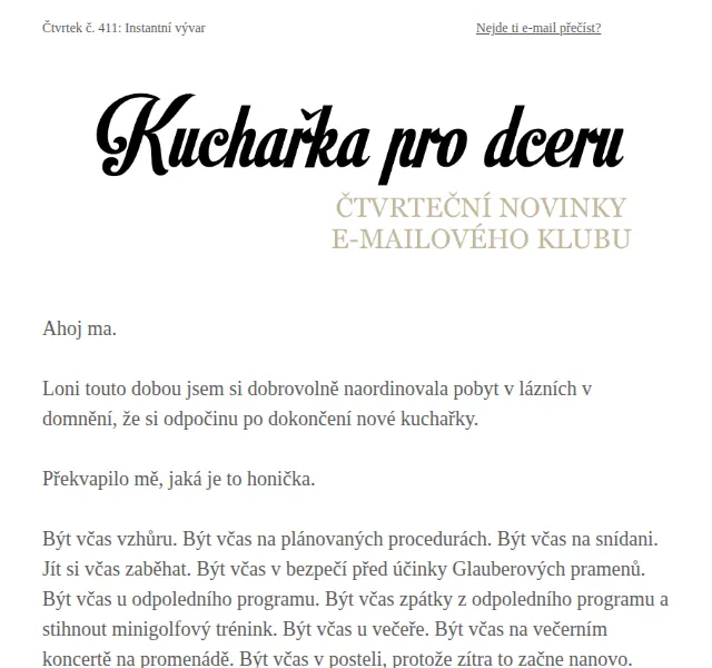 Florentýna - Kuchařka pro dceru: Instantní vývar – červen 2026 | Nuslet.cz