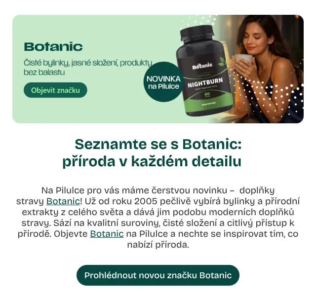 Pilulka.cz: Botanic doplňky stravy – duben 2026 | Nuslet.cz