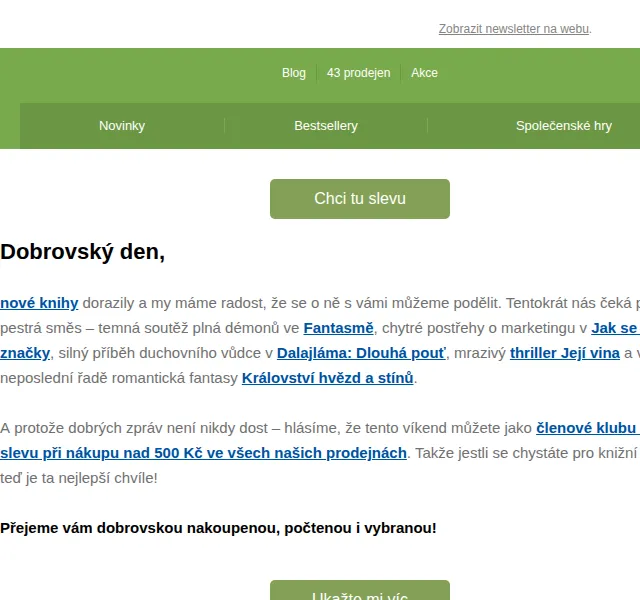 KnihyDobrovsky.cz: Sleva 20 % na knihy – červenec 2026 | Nuslet.cz