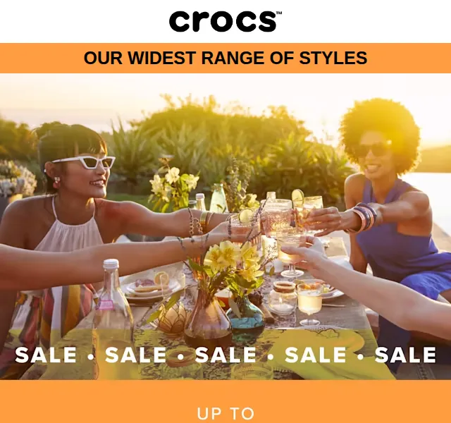 Crocs: Letní slevy až 30 % – červen 2026 | Nuslet.cz