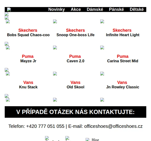 Office Shoes: Skechers, Vans a Puma – červenec 2026 | Nuslet.cz