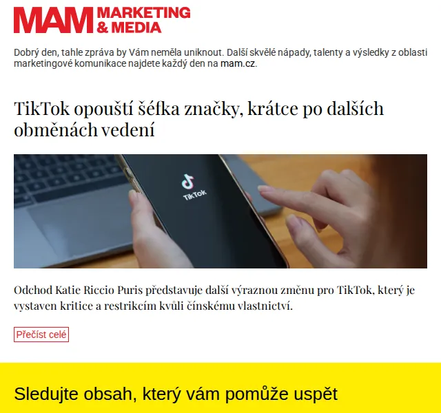 Marketing & Media: MAM aktualita – Červenec 2026 | Nuslet.cz