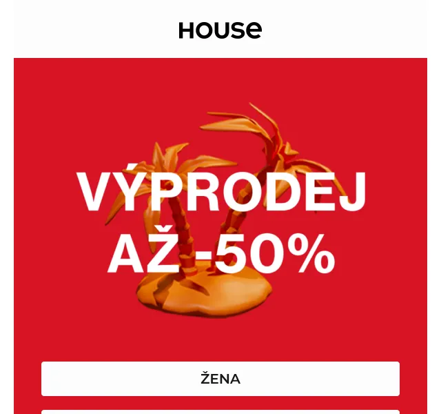 HOUSE: Výprodej letních outfitů až -50 % – červenec 2026 | Nuslet.cz