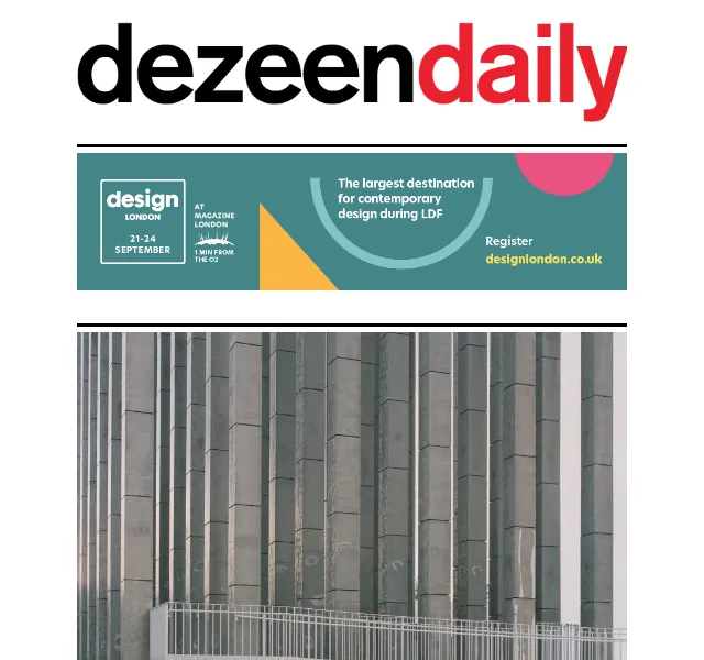 Dezeen Daily: Novinky z architektury a designu – červen 2026 | Nuslet.cz