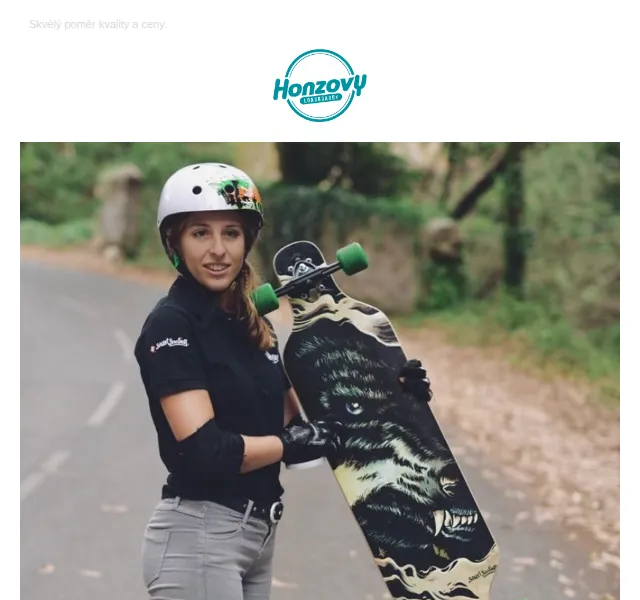 Honzovy Longboardy: Street Surfing Freeride DT 39 Curve Wolf – červen 2026 | Nuslet.cz