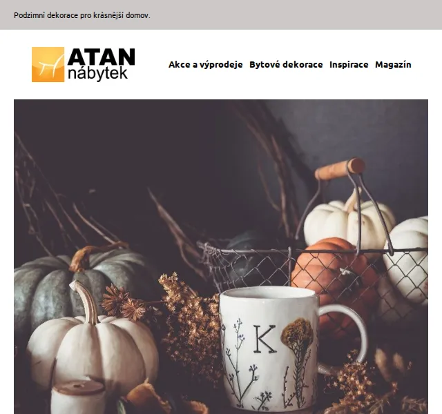 ATAN nábytek: Dušičkové koše a podzimní výzdoba od 70 Kč – červenec 2026 | Nuslet.cz