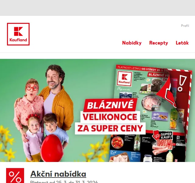 Kaufland: Nutella, Daviddoff, Pepsi – sleva až 10 % | duben 2026