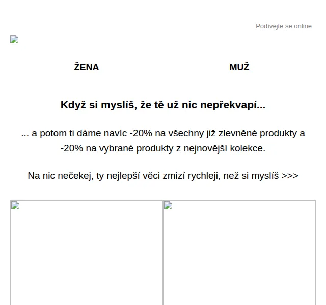 Cropp: Sleva 20 % na zlevněné produkty a novou kolekci – červen 2026 | Nuslet.cz