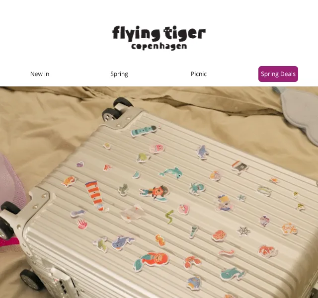 Flying Tiger Copenhagen: Cestovní vybavení na jaře – květen 2026