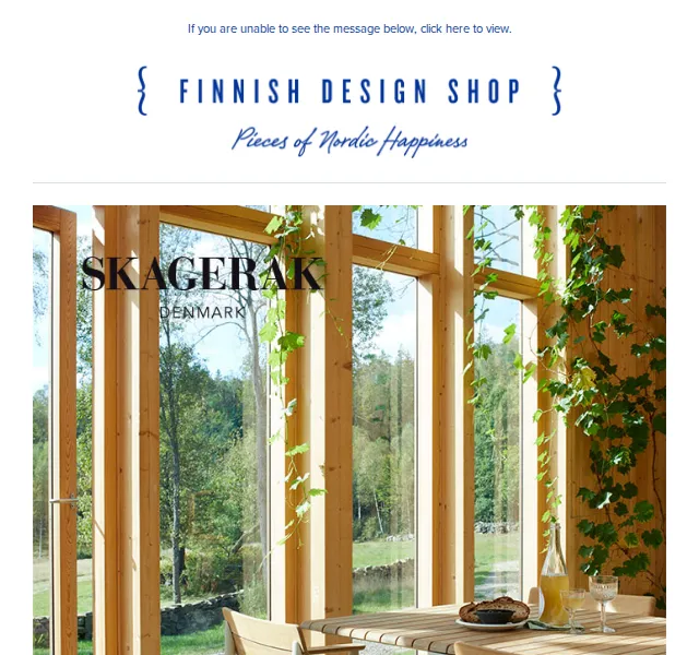 Finnish Design Shop: Skagerak nábytek až -25 % – červen 2026 | Nuslet.cz