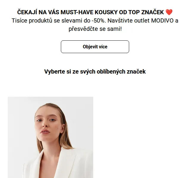 Modivo: TOP značky v outletu – červenec 2026 | Nuslet.cz