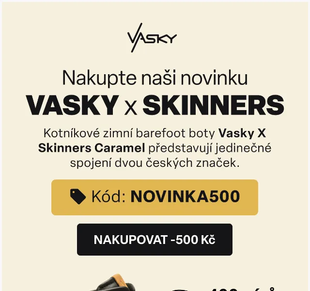 Vasky: Limitovaná edice 400 párů bot – duben 2026 | Nuslet.cz