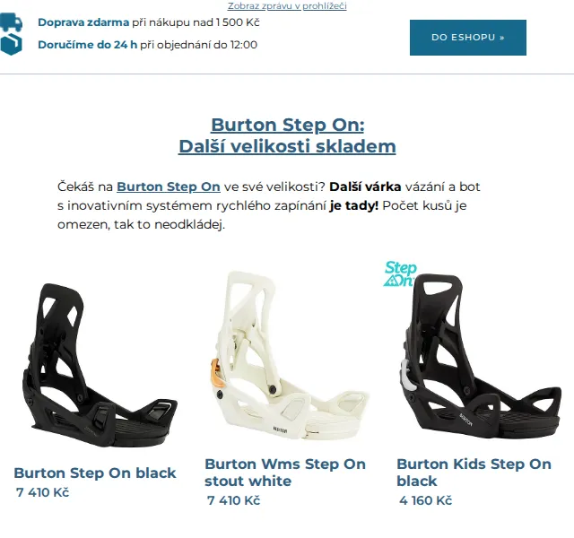 SNOWBOARD ZEZULA: Burton Step On skladem – červen 2026 | Nuslet.cz