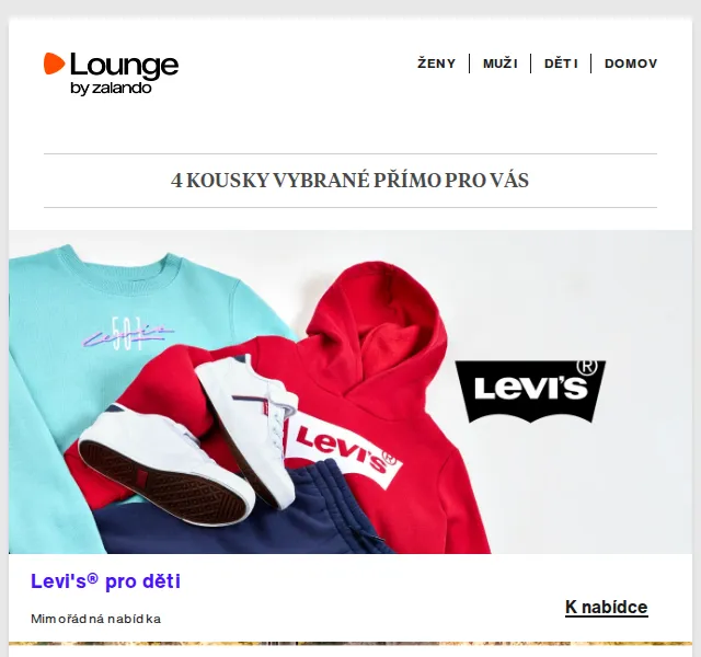 Lounge by Zalando: Levi's®, Lacoste a Vero Moda – červenec 2026 | Nuslet.cz