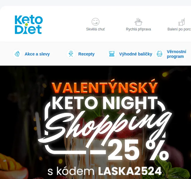 KetoDiet: 25% sleva na vše – únor 2024 | Nuslet.cz