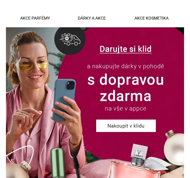 Notino: Doprava zdarma v appce a -15 % na dárkové sady – červen 2026 | Nuslet.cz