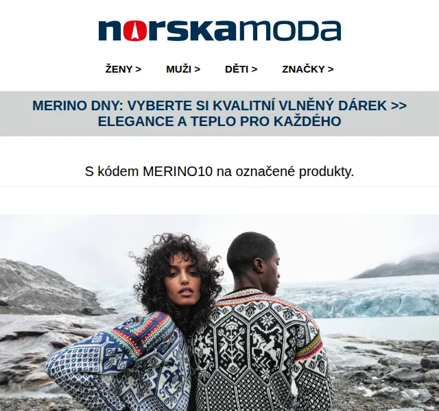 Norskamoda: Merino dny s 10% slevou – červenec 2026 | Nuslet.cz