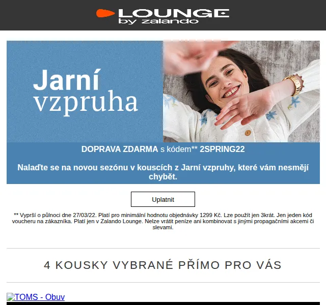 Lounge by Zalando: TOMS, Scholl, GANT až -74 % – březen 2026 | Nuslet.cz