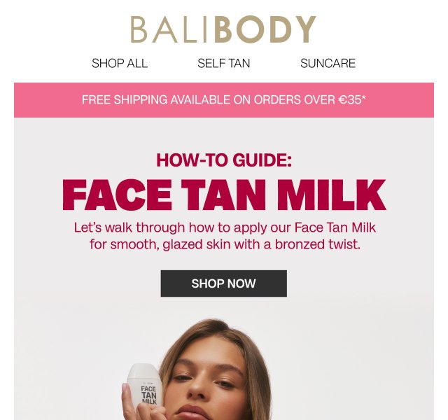 Bali Body Face Tan Milk – duben 2026 | Nuslet.cz