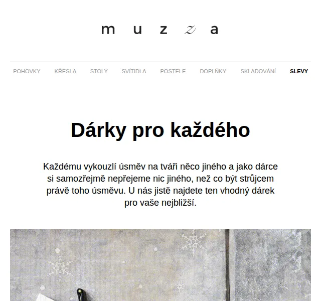 MUZZA: Dárky pro každého – červen 2026 | Nuslet.cz