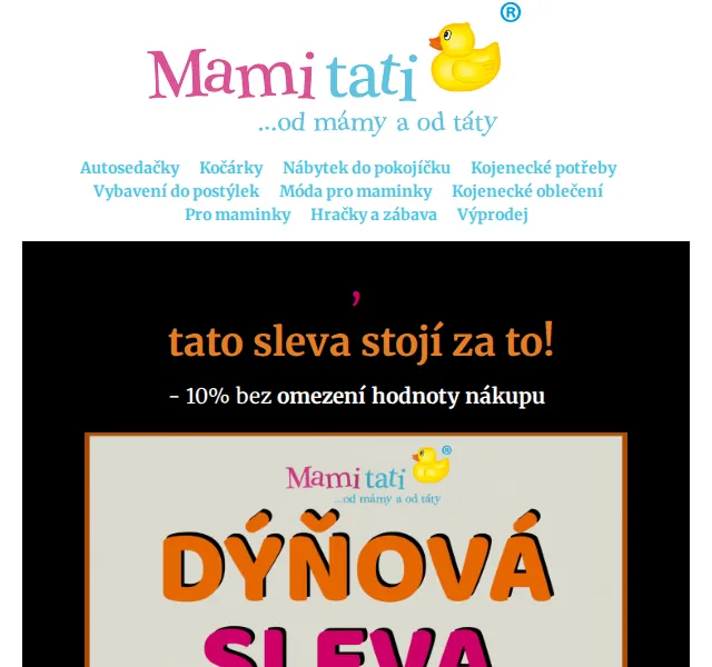 Mamitati.cz: 10% sleva a dárek k nákupu – červenec 2026 | Nuslet.cz