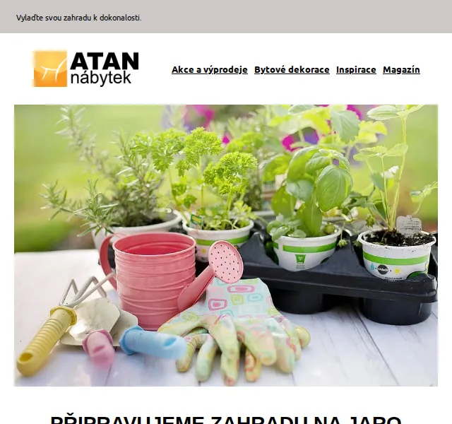 ATAN nábytek: Zahradní set JARUB 1+2 od 239 Kč – červen 2026 | Nuslet.cz