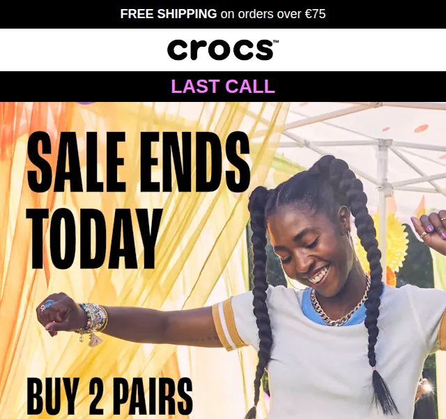 Crocs: 2 páry za 50 € – výprodej červen 2026 | Nuslet.cz