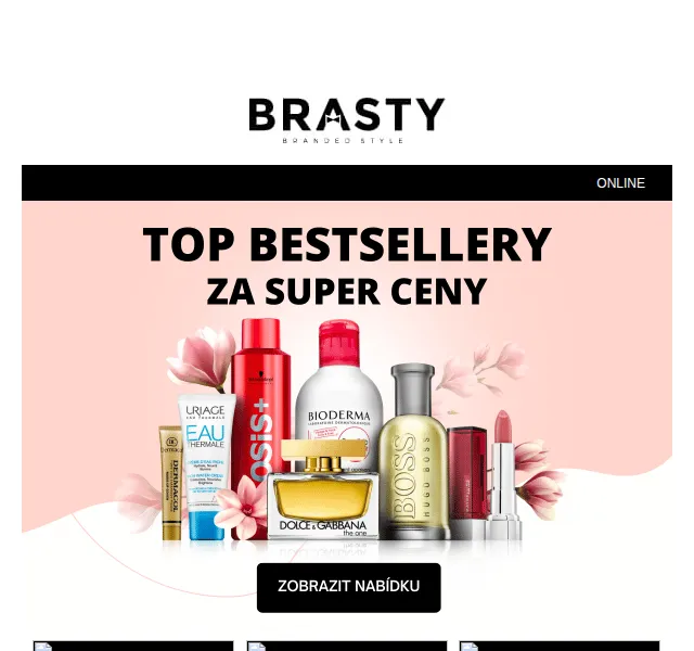BRASTY.cz: Luxusní parfémy a šampony – červenec 2026 | Nuslet.cz
