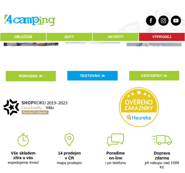 4camping.cz: Houpací sítě a hamaky – červenec 2026 | Nuslet.cz