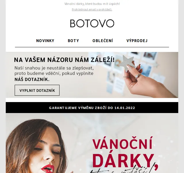 Botovo: sleva 20 % na doplňky – prosinec 2021 | Nuslet.cz