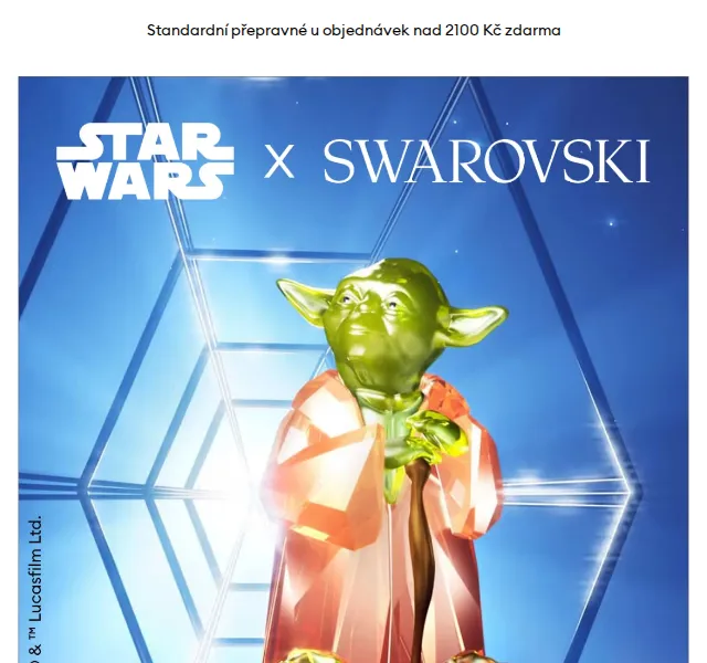 Swarovski: Star Wars limitovaná edice – červenec 2026 | Nuslet.cz