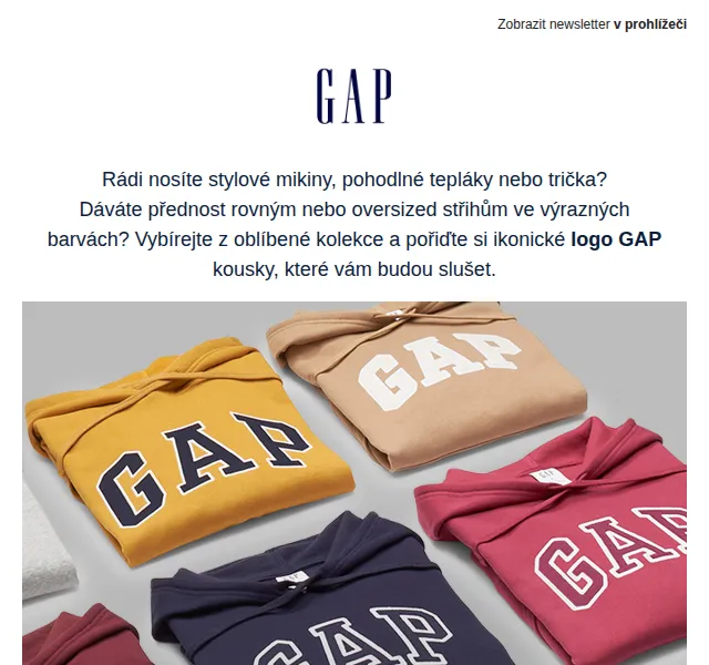 GAPstore.cz: Logo kousky ve slevě od 20 % – červen 2026 | Nuslet.cz