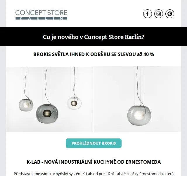 Karolína z cskarlin.cz: Brokis světla se slevou až 40 % – červen 2026 | Nuslet.cz