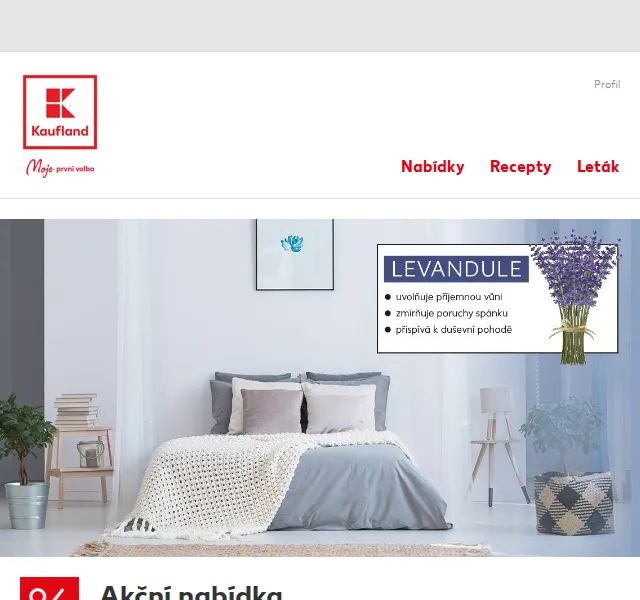 Kaufland: Kvalitní spánek od liv&bo – ložní povlečení za 299,90 Kč – červen 2026 | Nuslet.cz