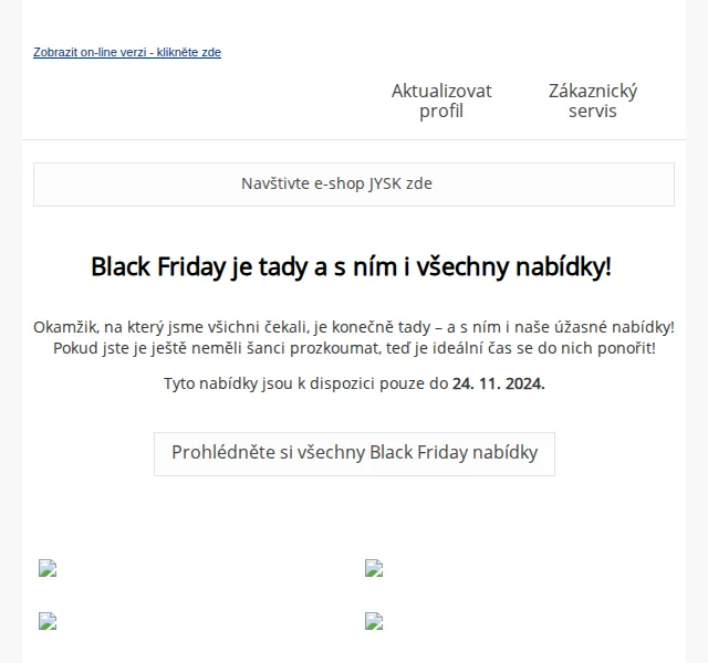 JYSK: Black Friday slevy až 50 % na nábytek a bytové doplňky – červen 2026 | Nuslet.cz