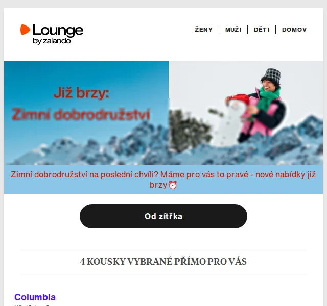 Lounge by Zalando: Columbia, Bogner Fire+Ice – až 80 % sleva – červenec 2026 | Nuslet.cz