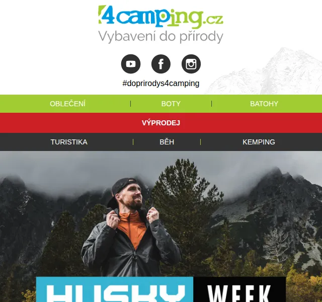 4camping: Husky Week – červenec 2026 | Nuslet.cz