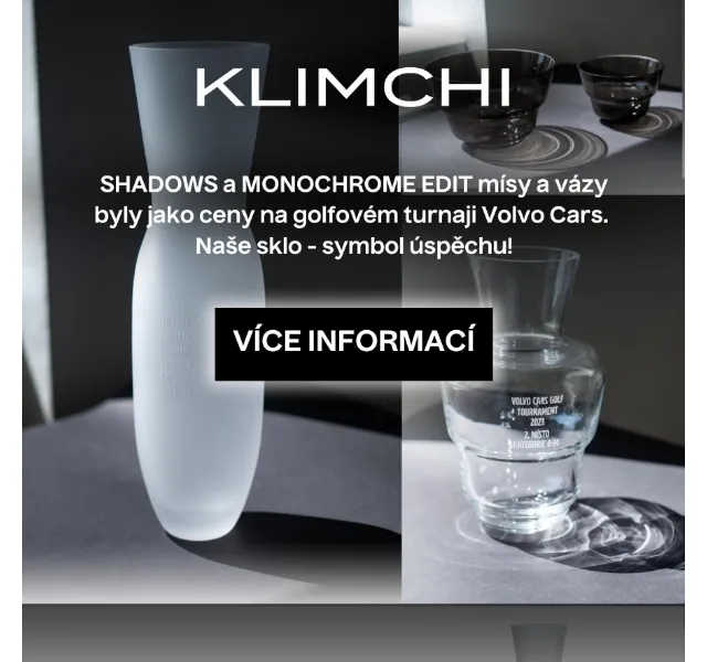 KLIMCHI: Limitovaná edice ručně foukaného skla – červenec 2026 | Nuslet.cz