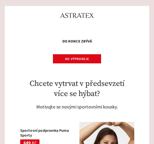 Astratex.cz: Sportovní oblečení a výprodej až –70 % – červenec 2026 | Nuslet.cz