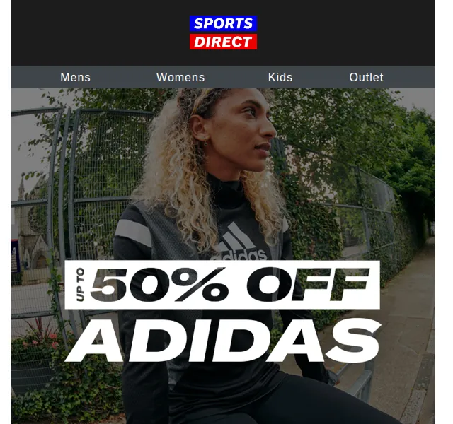 Sportsdirect: Sleva až 50 % na adidas – červen 2026 | Nuslet.cz