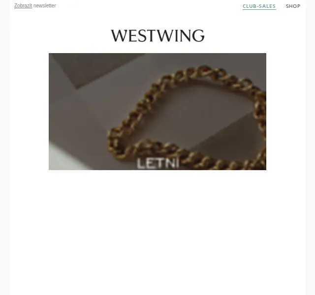 Westwing: letní výprodej až -75 % na módní doplňky, stylové oblečení a kosmetiku – červenec 2026 | Nuslet.cz
