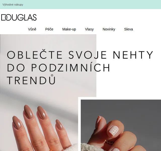 Douglas CZ: 20% sleva na parfumy a nehty – červenec 2026 | Nuslet.cz