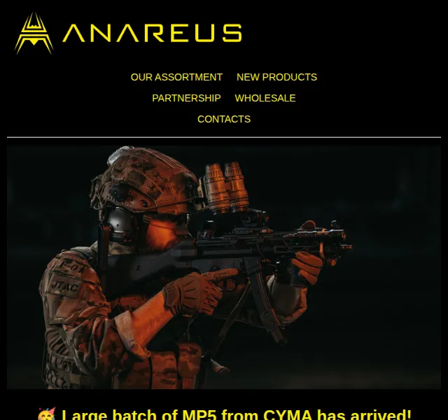 ANAREUS: MP5 airsoftové zbraně CYMA – červen 2026 | Nuslet.cz