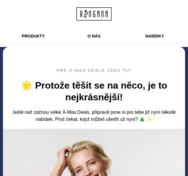 RINGANA: Pre-X-Mas Deals slevy až 20 % – prosinec 2024 | Nuslet.cz